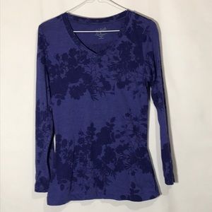Woolrich Blue Purple Top Long Sleeves Size XS